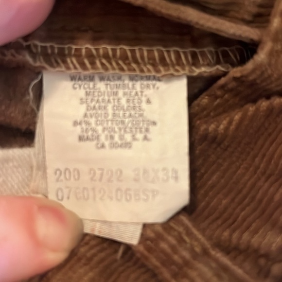 Vintage Lee Corduroy Pants - Picture 3 of 8